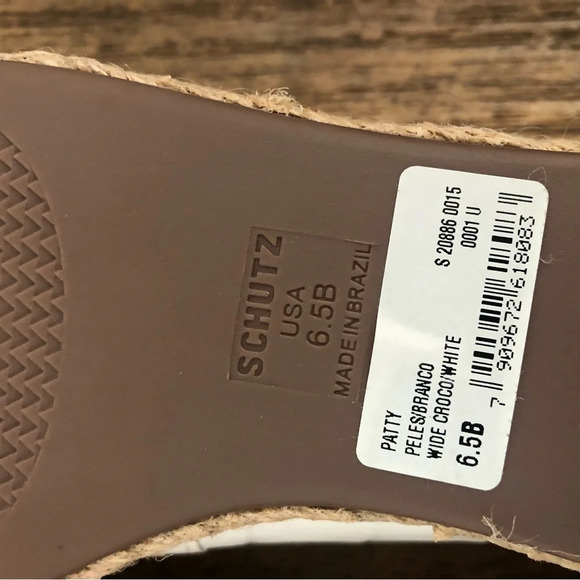 NIB Schutz White Patti Loafers Size 6.5 - Picture 7 of 11